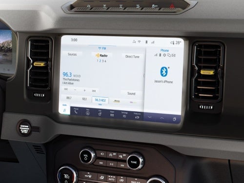 2024 Ford Bronco view of touchscreen display