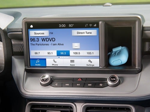 2024 Ford Maverick close up view of touchscreen display