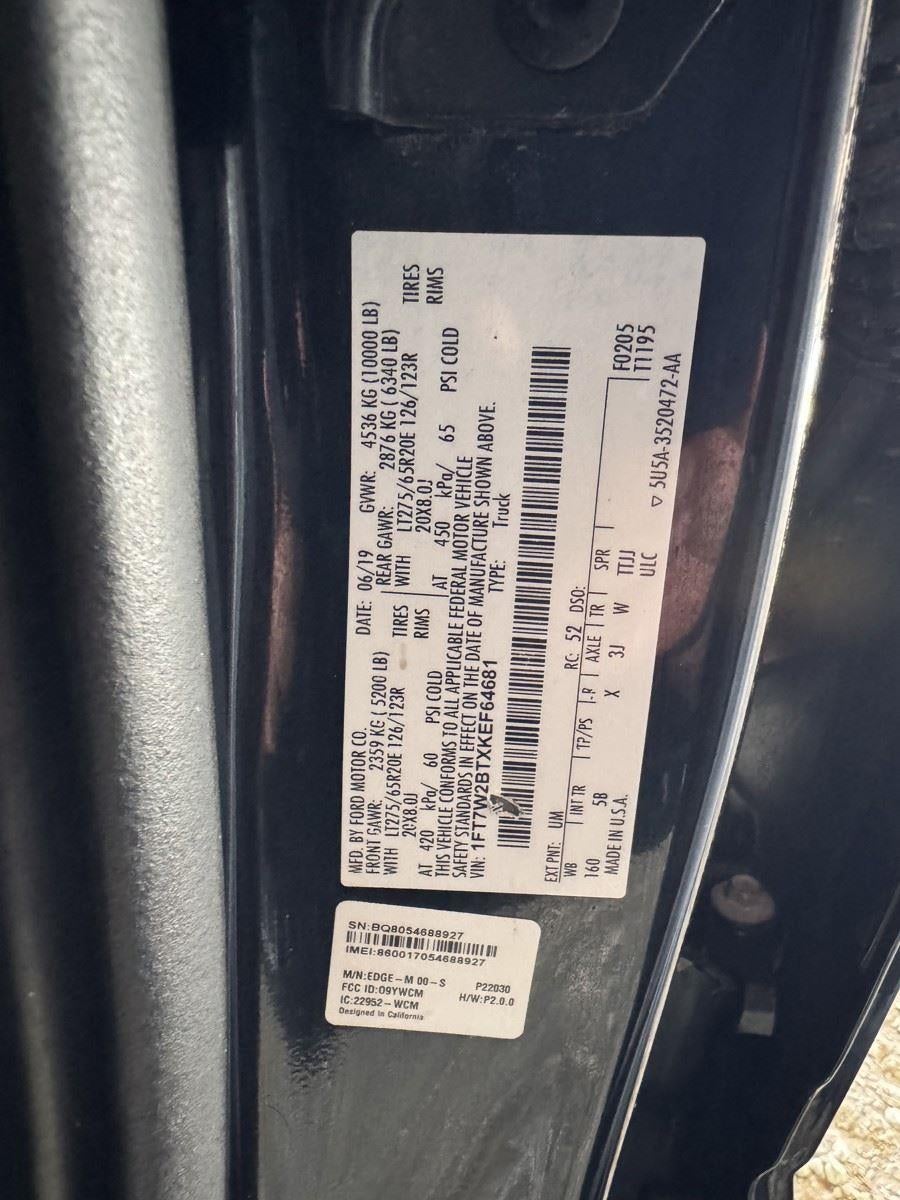 2019 Ford Super Duty F-250 Lariat