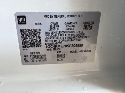 2025 Chevrolet Silverado 2500HD Custom