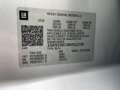 2019 GMC Yukon XL SLT