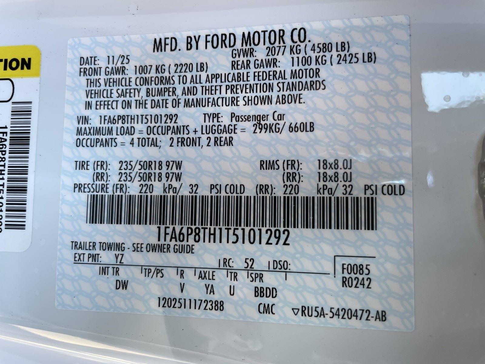 2026 Ford Mustang EcoBoost