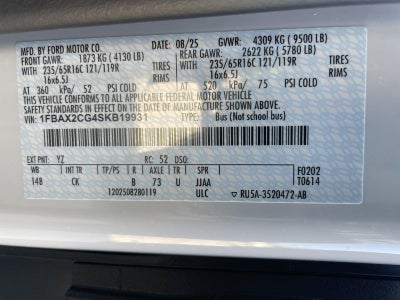 2025 Ford Transit Passenger Wagon XLT