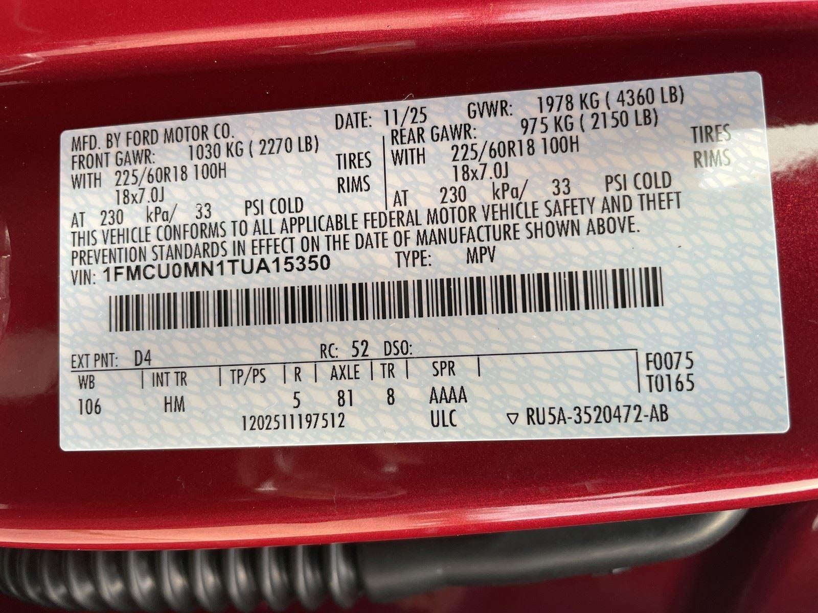 2026 Ford Escape ST-Line