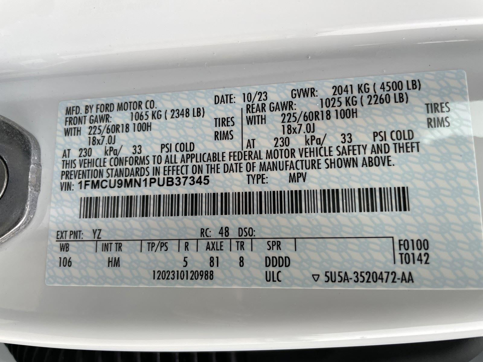 2023 Ford Escape ST-Line