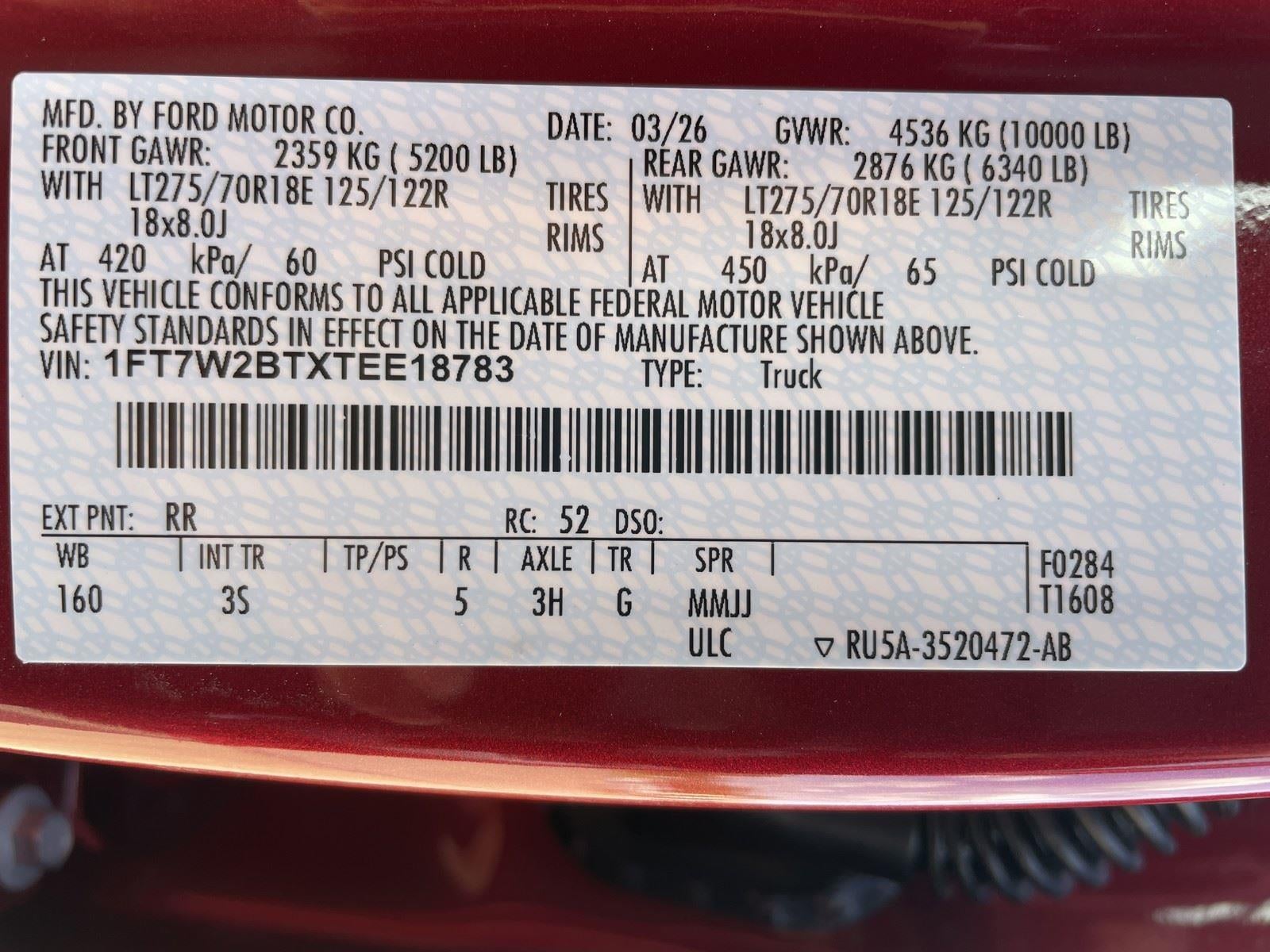 2026 Ford Super Duty F-250 SRW XLT