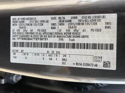 2026 Ford Super Duty F-250 Srw LARIAT