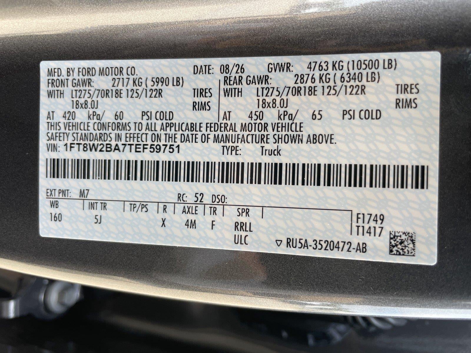 2026 Ford Super Duty F-250 Srw LARIAT