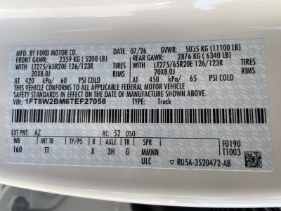 2026 Ford Super Duty F-250 Srw Platinum