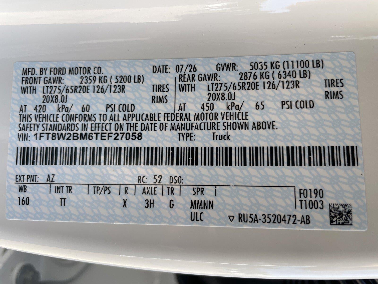 2026 Ford Super Duty F-250 Srw Platinum