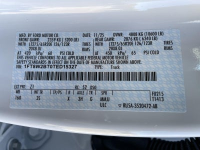 2026 Ford Super Duty F-250 SRW XLT