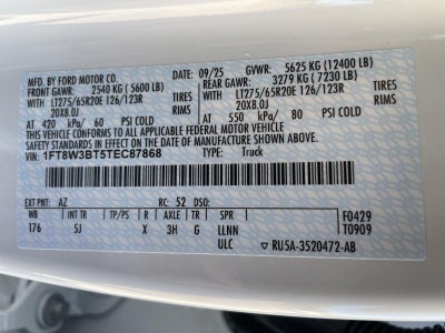 2026 Ford Super Duty F-350 SRW LARIAT