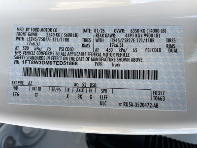 2026 Ford Super Duty F-350 DRW Platinum