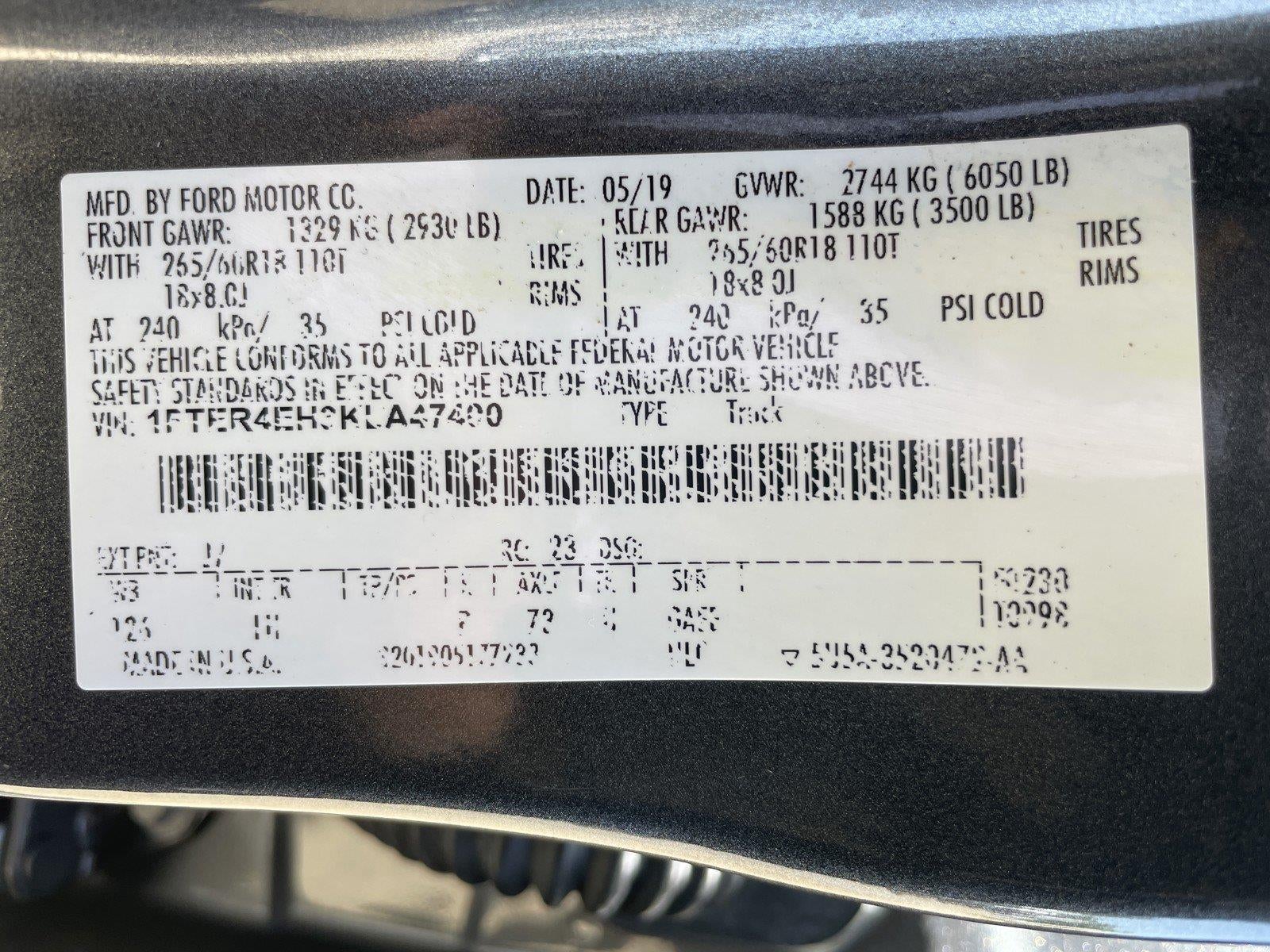2019 Ford Ranger XLT