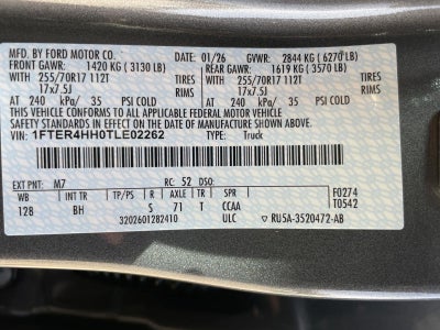 2026 Ford Ranger XLT