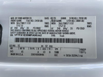 2021 Ford F-150 XL