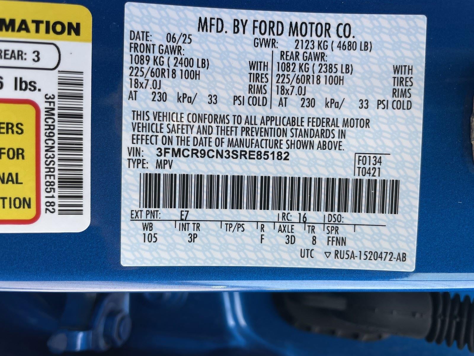 2025 Ford Bronco Sport Outer Banks