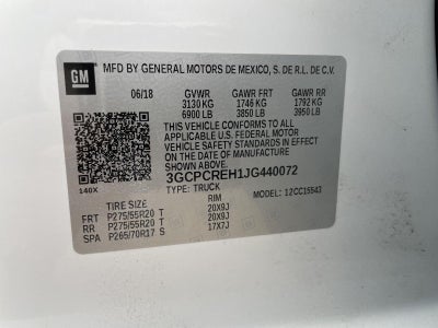 2018 Chevrolet Silverado 1500 LT