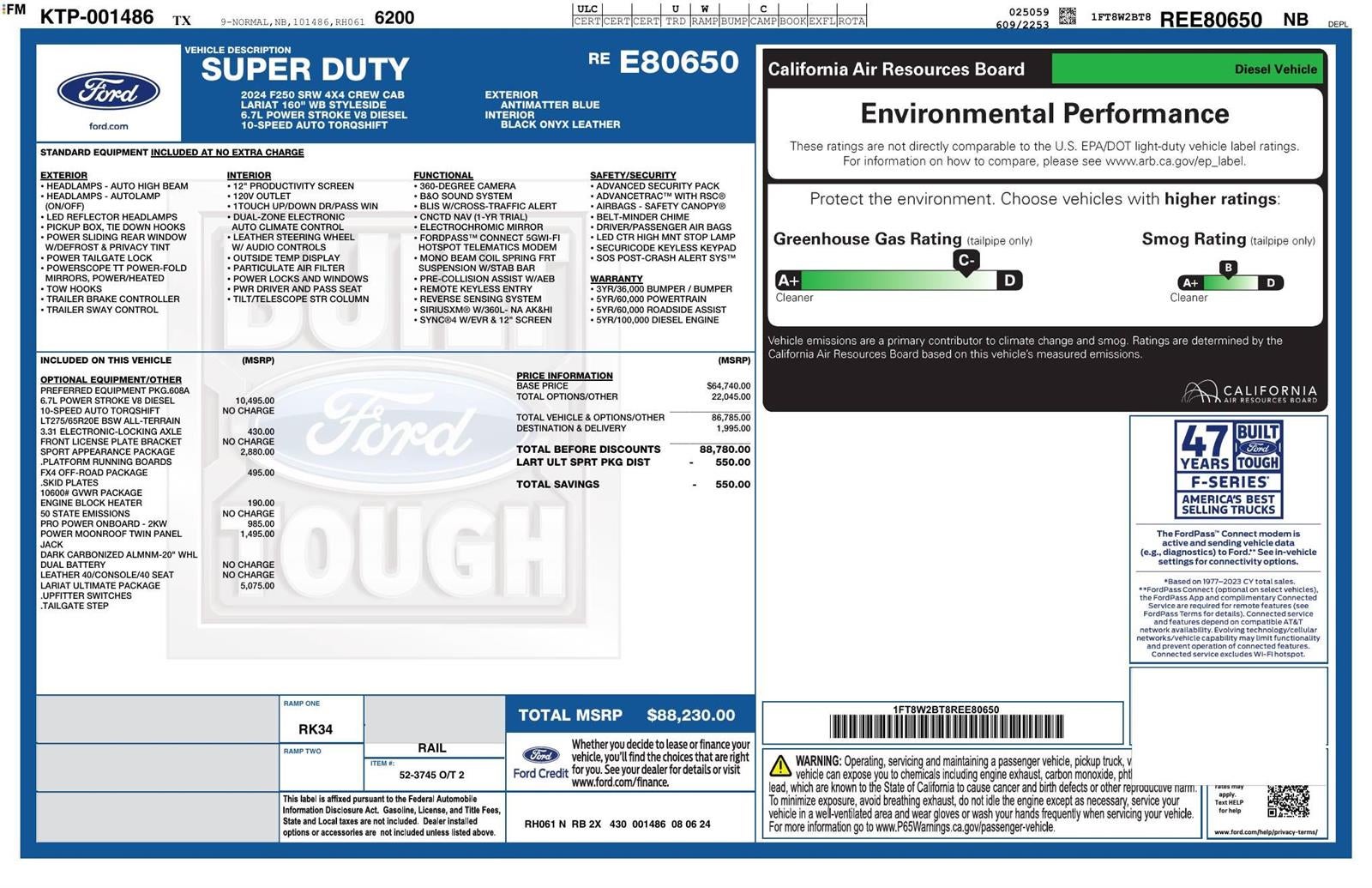 2024 Ford Super Duty F-250 SRW LARIAT