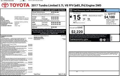 2017 Toyota Tundra Limited