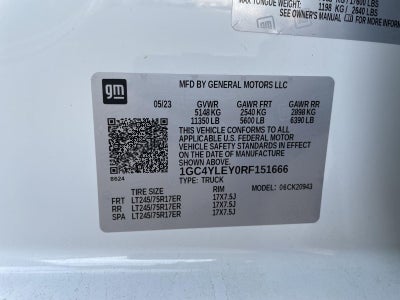 2024 Chevrolet Silverado 2500HD Work Truck