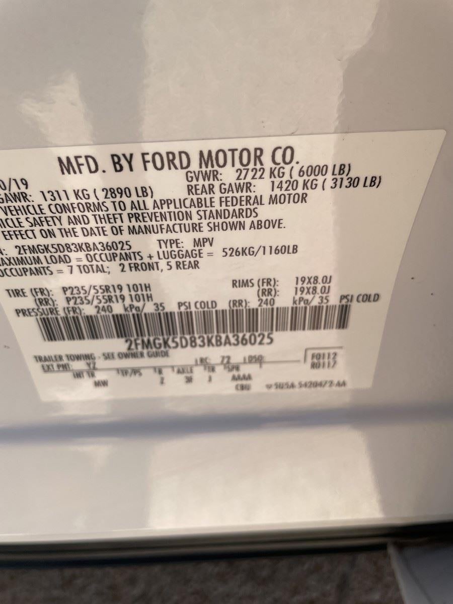 2019 Ford Flex Limited