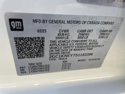 2025 Chevrolet Silverado 2500HD LT