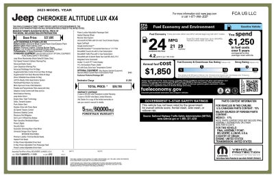 2023 Jeep Cherokee Altitude Lux