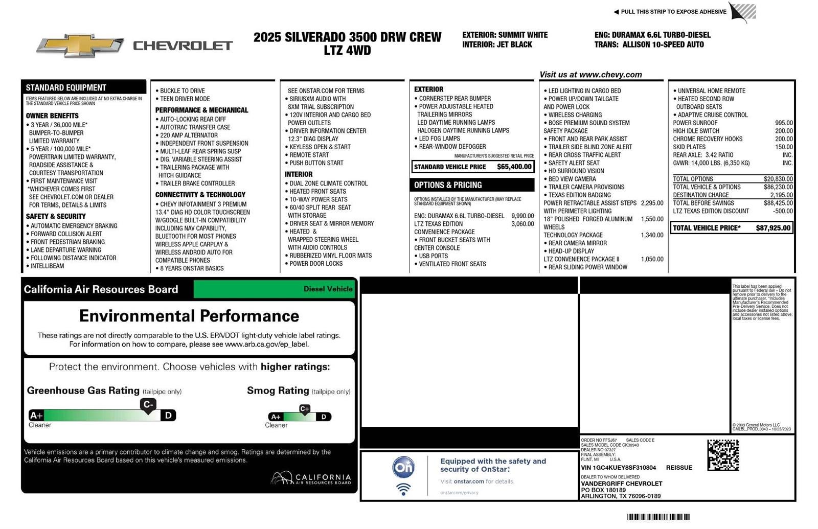 2025 Chevrolet Silverado 3500HD LTZ