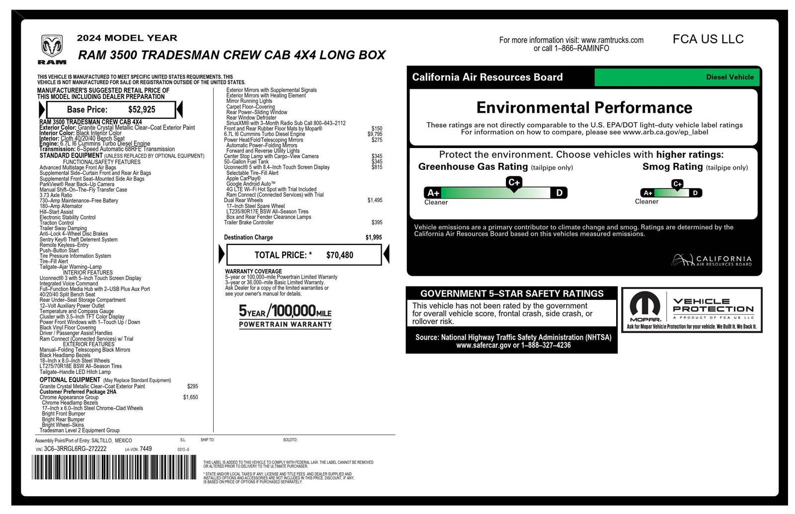2024 RAM 3500 Tradesman