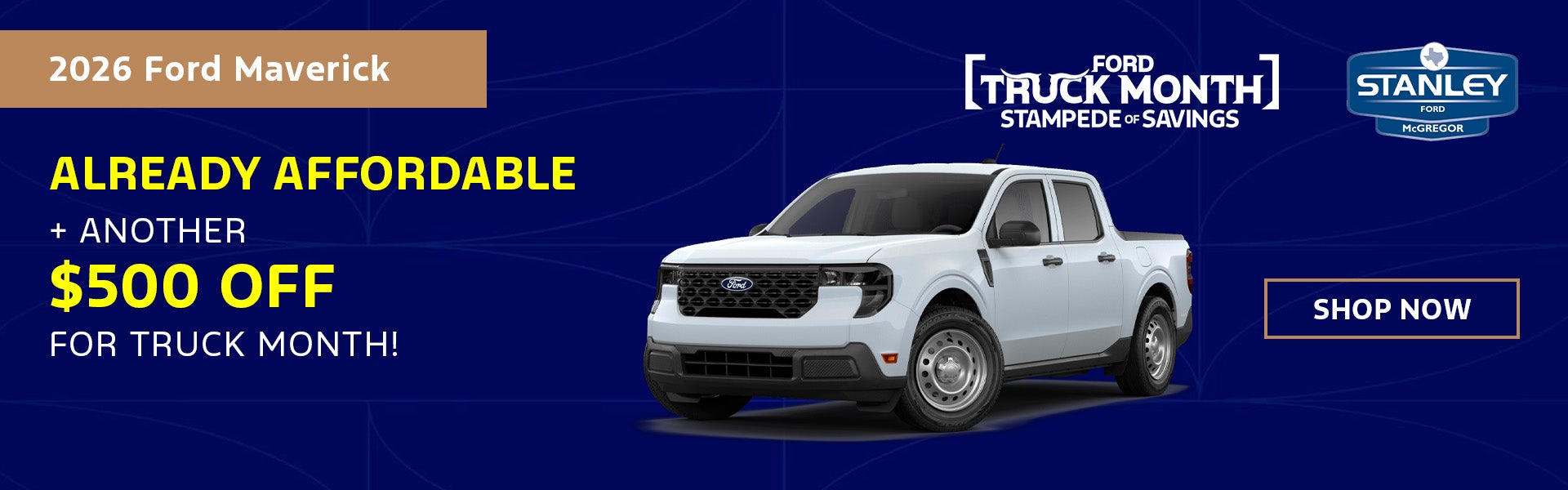 Ford Maverick $500 Off