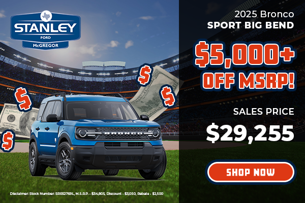 Ford Bronco Sport Offer