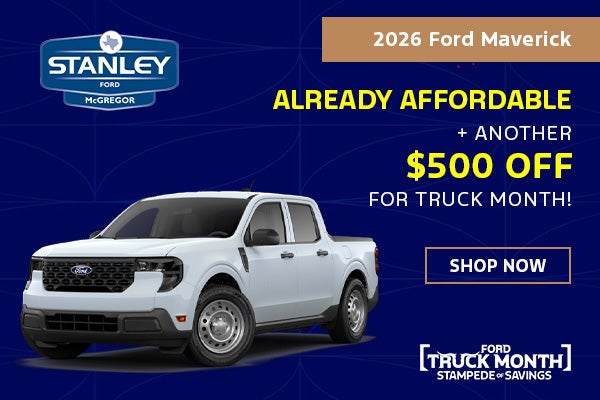 Ford Maverick $500 Off