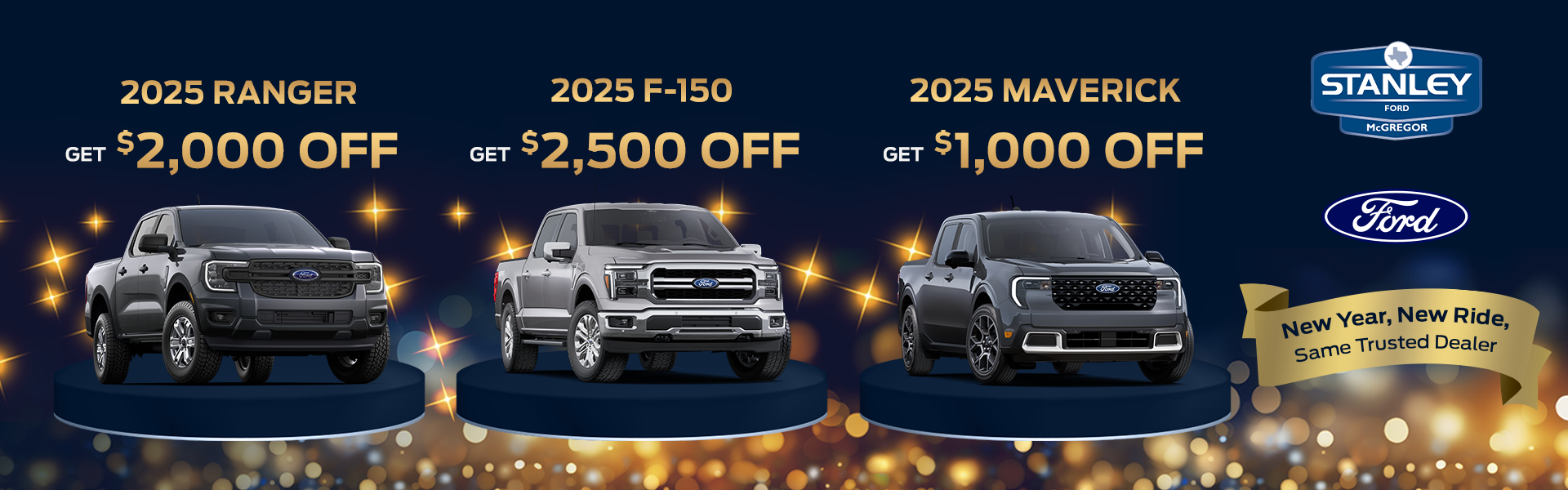 Monthly Specials at Stanley Ford McGregor