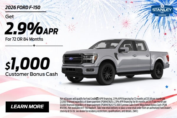 2026 Ford F-150 APR Offer