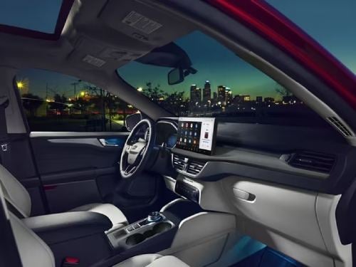 2023 Ford Escape PHEV view of interior and dash area