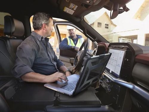 2023 Ford F-150 view of interior work surface