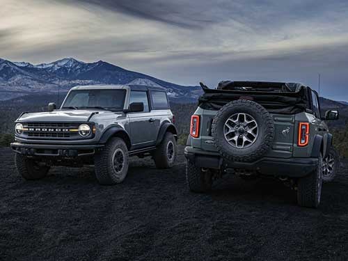 2023 Ford Bronco With No Roof