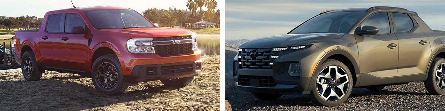 2022 Ford Maverick vs Hyundai Santa Cruz